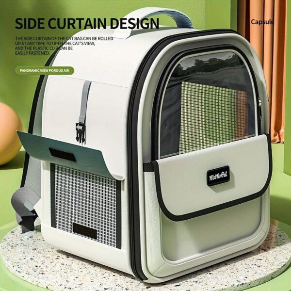 Portable Cat Backpack with Side Opening